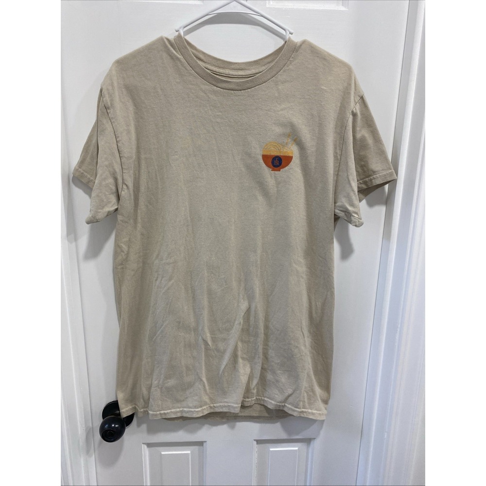 LFA Monsters Of Ramen Tan Mens‎ T-shirt Shirt Size Medium